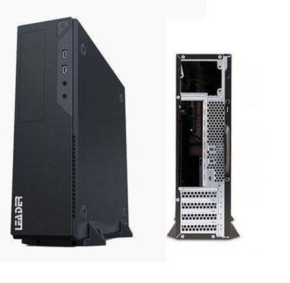 Antec Leader Logo VSK2300 mATX SFF with True 300w 80+ Gold TFX PSU, 5.25' ODD Bay x 1,  Business and Office Case Space Saver. Solid construction Leader