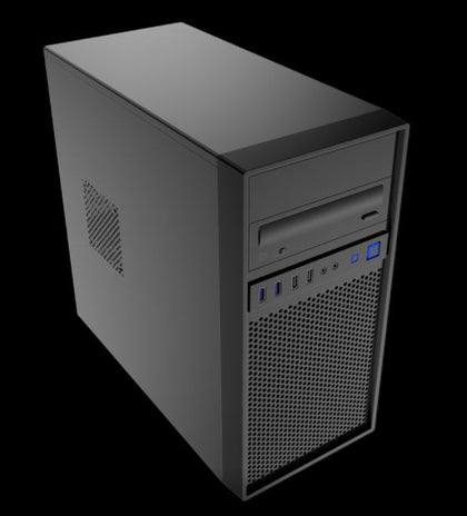 Aywun 307 Business & Office mATX with 500w PSU. 1x 5.25' and 1x 3.5' External, 24PIN ATX, 8PIN EPS, 2x USB3 +2x USB2 Front HD Audio. 2 Yrs Warranty. Aywun