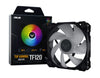 ASUS TUF Gaming TF120 ARGB Fan. Low Noise. PWN Control Anti-vibration. Double-layer LED arra .Aura Sync. 250,000 hours ASUS