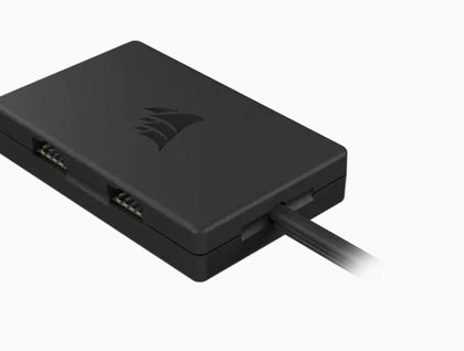 Corsair Internal 4-Port USB 2.0 Hub, Full Power to 9-IN Internal USB 2.0 Devices, for AIO CPU Coolers, RGB Controllers, power by SATA. Gaming Case Corsair