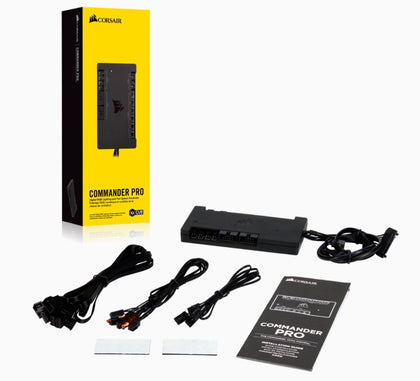 Corsair Commander PRO Digital 6x PWM Fan Hub and RGB Lighting Controller. 2 Years Warranty Corsair