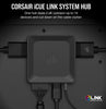 Corsair iCUE LINK System Hub, manage RGB Lighting by linking up 14 devices. reduce cable clutter.