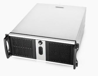 Chenbro RM42300 Black 4U Rackmount Case, No PSU, 2x USB 2.0, External 3x 5.25',Internal 4x 3.5', 1x Slim ODD Slot, 1x 120mm Fan Chenbro