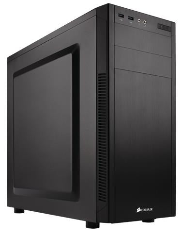 Corsair 100R Silent, mATX, Mini-ITX, ATX Mid-Tower Case Black 7x PCI Slots, Office, Business, Gaming. (LS) > CAC110Q Corsair