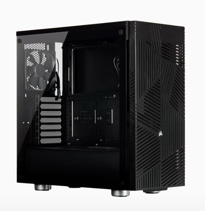 Corsair Carbide Series 275R Airflow ATX Tempered Glass Black, 3x 120mm Fans pre-installed. USB 3.0 x 2, Audio I/O. Case (LS) > ICUE220 Corsair
