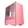 DeepCool MACUBE 110 Pink Minimalistic Micro-ATX Case, Magnetic Tempered Glass Panel, Removable Drive Cage, Adjustable GPU Holder, 1xPreinstalled Fan DEEPCOOL