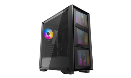 Deepcool MATREXX 50 MESH 4FS Mid-Tower ATX Case, supports Mini-ITX / Micro-ATX / ATX / E-ATX, 7x Expansion Slots, 2x USB 2.0, 1x USB 3.0, 1x Audio/Mic DEEPCOOL