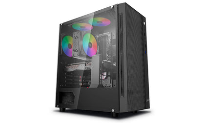 DeepCool MATREXX 55 MESH ATX Minimalist Tempered Glass Case, Supports E-ATX MB DEEPCOOL