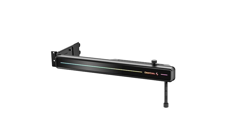 DeepCool ST500 ARGB GPU Stand Support Bracket Reinforces Heavy Graphics Cards Against GPU Sag, Adjustable 3-Axis Design, Universal Support PIllar DEEPCOOL