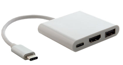 Astrotek USB 3.1 Type-C USB-C to USB-C HDMI USB-A  Hub Adapter Converter Cable Male to Female 4K 30Hz for Apple MacBook Chromebook Pixel Astrotek