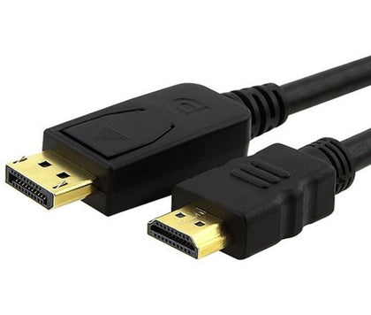 Astrotek DisplayPort DP to HDMI Adapter Converter Cable 1m - Male to Male 1080P Gold-Plated for PC/Laptop to HDTVs Projectors Displays 20P M - 19P AM Astrotek