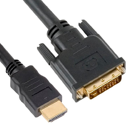 Astrotek 2m HDMI to DVI-D Adapter Converter Cable - Male to Male 30AWG Gold Plated PVC Jacket for PS4 PS3 Xbox 360 Monitor PC Computer Projector DVD Astrotek