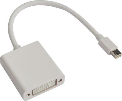 Astrotek Mini DisplayPort DP to DVI Cable 20cm - 20 pins Male to 24+5 pins Female Nickle RoHS Astrotek