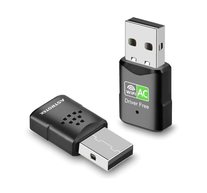 Astrotek AC600 mini Wireless USB Adapter Nano Dual Band WiFi External LAN Network Adaptor for PC MAC Desktop Notebook TV Astrotek