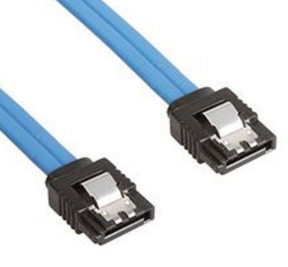 Astrotek SATA 3.0 Data Cable Male to Male Straight 180 to 180 Degree with Metal Lock 26AWG Blue ~CB8W-FC-5080 Astrotek