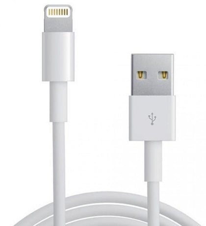 Astrotek 1m USB Lightning Data Sync Charger White Color Cable for iPhone 7S 7 Plus 6S 6 Plus 5 5S iPad Air Mini iPod ~CBAT-USBLIGHTNINGW-1 Astrotek