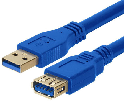 Astrotek USB 3.0 Extension Cable 1m - Type A Male to Type A Female Blue Colour Astrotek