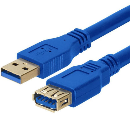 Astrotek USB 3.0 Extension Cable 3m - Type A Male to Type A Female Blue Colour Astrotek