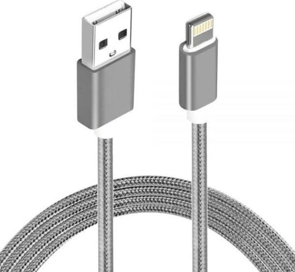 Astrotek 1m USB Lightning Data Sync Charger Grey White Color Cable for iPhone 7S 7 Plus 6S 6 Plus 5 5S iPad Air Mini iPod ~CBAT-USB-IP5 Astrotek