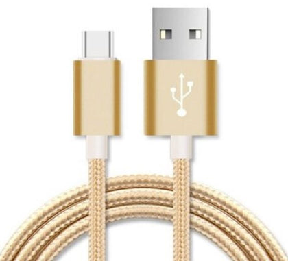 Astrotek 1m Micro USB Data Sync Charger Cable Cord Gold Color for Samsung HTC Motorola Nokia Kndle Android Phone Tablet & Devices Astrotek