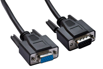 Astrotek VGA Extension Cable 4.5m - 15 pins Male to 15 pins Female for Monitor PC Molded Type Black LS Astrotek