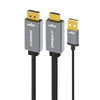mbeat Tough Link 1.8m HDMI to DisplayPort Cable with USB Power  4K@60Hz (3840×2160), 1440p@120Hz, 1080p@120Hz