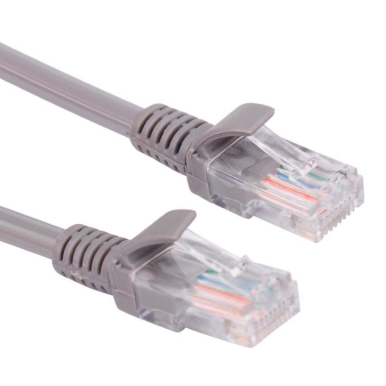 Hypertec 0.5m CAT5 RJ45 LAN Ethenet Network Grey Patch Lead  (LS) freeshipping - Goodmayes Online