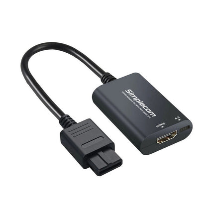 Simplecom CM461 HDMI Adapter Composite AV to HDMI Converter for Nintendo NGC N64 SNES SFC Simplecom