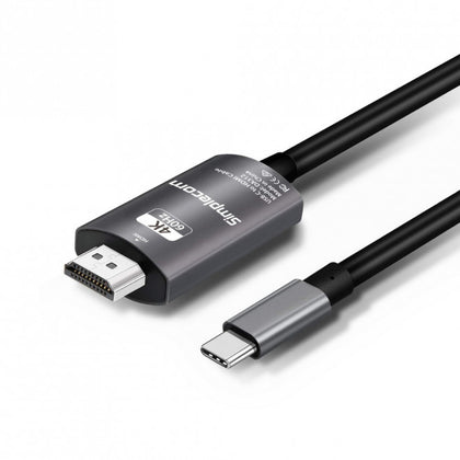 Simplecom DA312 USB 3.1 Type C to HDMI Cable 2M 4K@60Hz Aluminium HDCP Simplecom