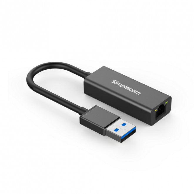 Simplecom NU303 USB 3.0 to Gigabit Ethernet RJ45 Network Adapter Aluminium Simplecom