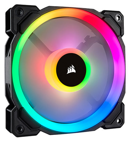 Corsair Light Loop Series,  LL140 RGB, 140mm Dual Light Loop RGB LED PWM Fan, Single Pack Corsair