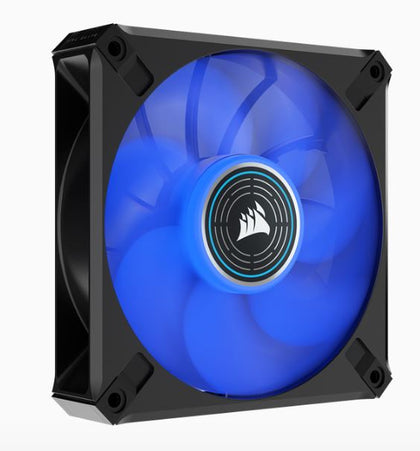 Corsair ML ELITE Series, ML120 LED ELITE, 120mm Magnetic Levitation Blue LED Fan with AirGuide, Single Pack Corsair