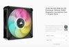 Corsair ML ELITE Series, ML120 RGB ELITE, 120mm Magnetic Levitation RGB Fan with AirGuide, Single Pack (LS) Corsair