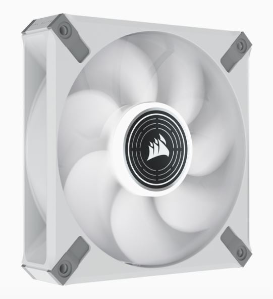 Corsair ML ELITE Series, ML120 LED ELITE WHITE, 120mm Magnetic Levitation White LED Fan with AirGuide, Single Pack Corsair