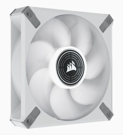 Corsair ML ELITE Series, ML120 LED ELITE WHITE, 120mm Magnetic Levitation White LED Fan with AirGuide, Single Pack Corsair