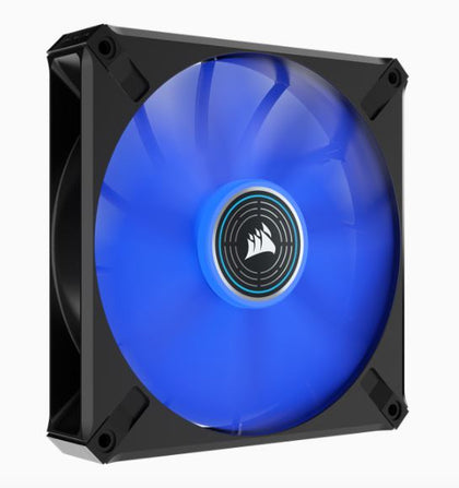 Corsair ML ELITE Series, ML140 LED ELITE, 140mm Magnetic Levitation Blue LED Fan with AirGuide, Single Pack Corsair