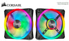 Corsair QL140 RGB, ICUE, 140mm RGB LED PWM Fan 26dBA, 50.2 CFM, Single Pack Corsair
