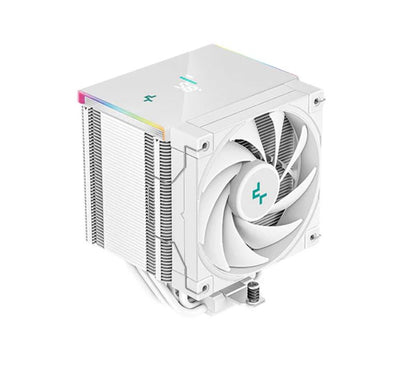 DeepCool AK500 DIGITAL WHITE High-Performance CPU Cooler, 5 Copper Heat Pipes, Single-Tower Heatsink, 120mm FDB PWM Fan, 240W LGA1851/1700/AM5 SUPPORT