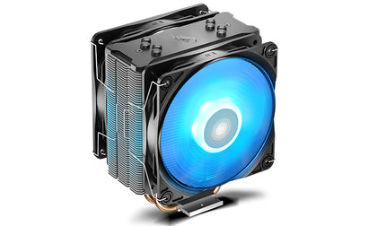 Deepcool Gammaxx 400 PRO CPU Cooler 4 Heatpipes, 120mm PWM LED Fan, 2 Fans Intel LGA1200/1151/1150/1155/1366 AMD AM4 AM3+ AM3 AM2+ AM2 FM2+ FM2 FM1 DEEPCOOL