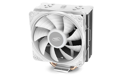 DeepCool Gammaxx GTE V2 White Non RGB CPU Cooler Intel LGA1200/1151/1150/1155/1366 AMD AM4/AM3+/AM3/AM2+/AM2/FM2+/FM2/FM1 DEEPCOOL
