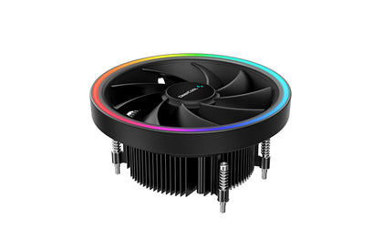 DeepCool UD551 ARGB CPU Cooler for AMD AM4 Top Flow Cooling Solution, 136mm Fan, ARGB LED Ring, Motherboard Sync Support DEEPCOOL