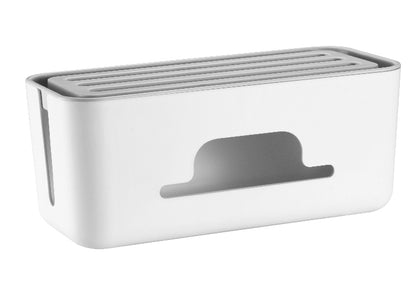 Brateck Cable Management Storage Box  Material: ABS  Dimensions 30.7x13.5x13cm -- White(LS) Brateck