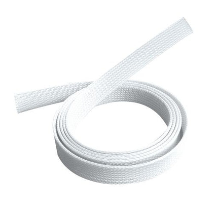 Brateck Braided Cable Sock (40mm/1.6' Width)  Material Polyester Dimensions1000x40mm -- White Brateck