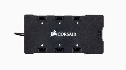 Corsair RGB Fan LED Hub Six 6 port RGB LED hub for CORSAIR RGB fans Corsair