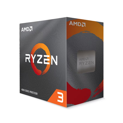 AMD Ryzen 3 4100, 4-Core/8 Threads UNLOCKED, Max Freq 4.00GHz, 6MB Cache Socket AM4 65W, With Wraith Stealth (AMDCPU) AMD