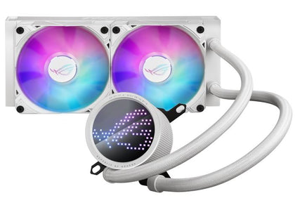 ASUS ROG RYUO III 240 ARGB WHITE EDITION All-In-One Liquid CPU Cooler, Anime Matrix™ LED Display, ROG ARGB, LGA 1700/1200/115x/ AM4/AM5/Aura Sync