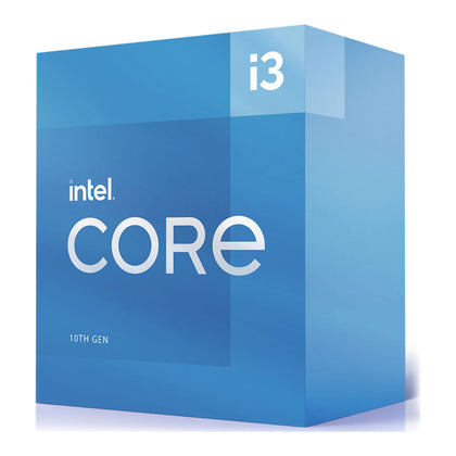 Intel i3-10105 CPU 3.7GHz (4.4GHz Turbo) LGA1200 10th Gen 4-Cores 8-Threads 6MB 65W Graphic Card Required Box 3yrs Comet Lake Refresh Intel
