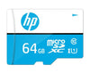 HP U1 64GB MicroSD SDHC SDXC UHS-I Memory Card 100MB/s Class 10 Full HD Magnet Shock Temperature Water Proof for PC Dash Camera Tablet Mobile Devices HP