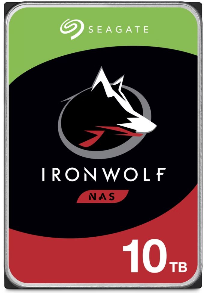 Seagate IronWolf ST10000VN000 10TB 7200 RPM 256MB Cache SATA 6.0Gb/s 3.5' Hard Drives Bare Drive Seagate