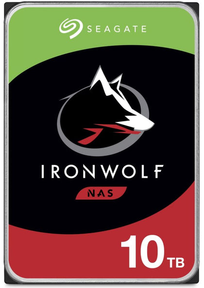 Seagate IronWolf ST10000VN000 10TB 7200 RPM 256MB Cache SATA 6.0Gb/s 3.5' Hard Drives Bare Drive Seagate